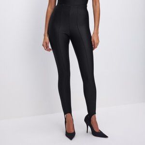 Good American Compression Shine Stirrup Pants Sz. S *NWT